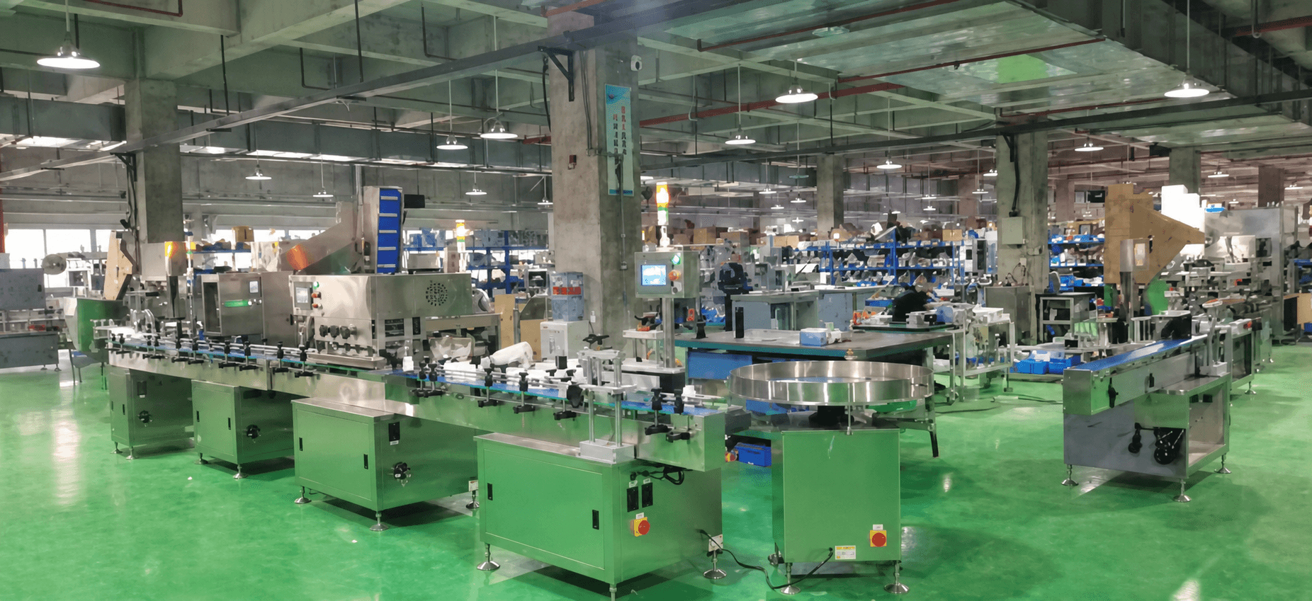 SED Pharma pharmaceutical equipment production floor