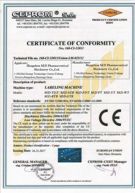 SED Pharma certificate 4